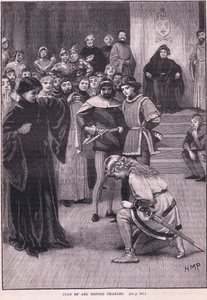 Juana de Arco ante Carlos AD 1429 de Henry Marriott Paget